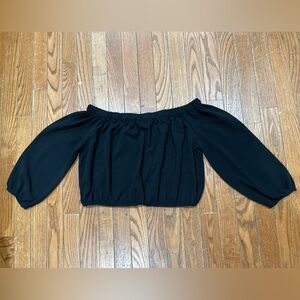 Charlotte Russe Black Knit Top
